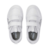 Immagine di PUMA - Sneaker da bambina bianca con logo argento glitter, numerata 28/35 - MULTIFLEX GLITZ FS V PS