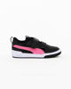 Immagine di PUMA - Sneaker da bambina nera con logo rosa glitter, numerata 28/35 - MULTIFLEX GLITZ FS V PS