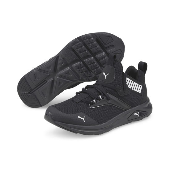 Immagine di PUMA - Sneaker nera e bianca con soletta in memory foam,  numerata 36/39 - ENZO 2 REFRESH JR