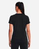 Immagine di UNDER ARMOR - T shirt da donna nera in tessuto traspirante