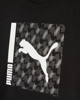 Immagine di PUMA - T shirt da bambino nera in tessuto traspirante con logo bianco