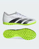 Immagine di ADIDAS - Scarpa da calcetto bianca e nera con suola verde lime - PREDATOR ACCURACY 4 TF