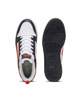 Immagine di PUMA - Sneaker da uomo bianca e nera con logo rosso - REBOUND V6 LOW