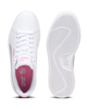 Immagine di PUMA - Sneaker bianca con logo argento glitter, numerata 36/39 - SMASH 3.0 L STAR GLO JR