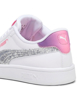 Immagine di PUMA - Sneaker bianca con logo argento glitter, numerata 36/39 - SMASH 3.0 L STAR GLO JR