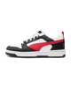 Immagine di PUMA - Sneaker bianca e nera con logo rosso, numerata 36/39 - REBOUND V6 LO JR