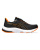 Immagine di ASICS - Scarpa da running uomo nera e arancione in rete traspirante con ammortizzazione GEL - GEL PULSE 14