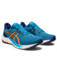 Immagine di ASICS - Scarpa da running uomo blu e arancione in rete traspirante con ammortizzazione GEL - GEL PULSE 14