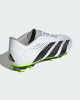 Immagine di ADIDAS - Scarpa da calcio bianche e nere con dettagli verde lime - PREDATOR ACCURACY 4 FXG