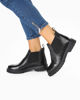 Immagine di ROXY ROSE - Beatles nero in VERA PELLE con linguetta posteriore, tacco 3CM - MADE IN ITALY