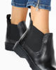 Immagine di ROXY ROSE - Beatles nero in VERA PELLE con linguetta posteriore, tacco 3CM - MADE IN ITALY