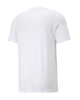 Immagine di PUMA - T shirt da uomo bianca con logo nero