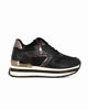 Immagine di TATOO - Sneakers nera con lacci e zip laterale