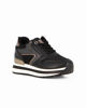 Immagine di TATOO - Sneakers nera con lacci e zip laterale