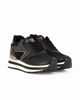 Immagine di TATOO - Sneakers nera con lacci e zip laterale