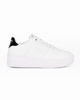Immagine di ENRICO COVERI SPORTSWEAR - Sneakers bianca con patch nera specchiata