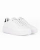 Immagine di ENRICO COVERI SPORTSWEAR - Sneakers bianca con patch nera specchiata