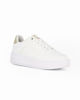 Immagine di ENRICO COVERI SPORTSWEAR - Sneakers bianca con patch oro specchiata
