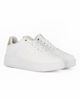 Immagine di ENRICO COVERI SPORTSWEAR - Sneakers bianca con patch oro specchiata