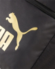 Immagine di PUMA - Zaino nero e oro con tasca laterale e spallacci imbottiti regolabili