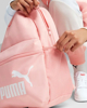 Immagine di PUMA - Zaino rosa e bianco con tasca laterale e spallacci imbottiti regolabili
