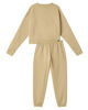 Immagine di PUMA - Tuta completa da donna beige con logo bianco relaxed fit