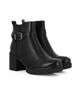 Immagine di BACHATA - Stivaletto nero con zip laterale e cinturino con fibbia, tacco 6,5CM