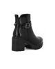 Immagine di BACHATA - Stivaletto nero con zip laterale e cinturino con fibbia, tacco 6,5CM