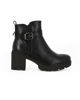Immagine di BACHATA - Stivaletto nero con zip laterale e cinturino con fibbia, tacco 6,5CM