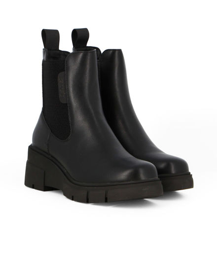 Immagine di BACHATA - Beatles nero con zip laterale e linguetta posteriore, tacco 5,5CM