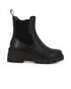 Immagine di BACHATA - Beatles nero con zip laterale e linguetta posteriore, tacco 5,5CM