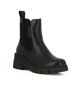 Immagine di BACHATA - Beatles nero con zip laterale e linguetta posteriore, tacco 5,5CM