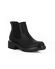 Immagine di BACHATA - Beatles nero con linguetta posteriore, tacco 4CM