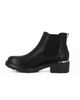 Immagine di BACHATA - Beatles nero con linguetta posteriore, tacco 4CM