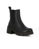 Immagine di BACHATA - Beatles nero con zip laterale e linguetta posteriore, tacco 6CM