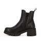 Immagine di BACHATA - Beatles nero con zip laterale e linguetta posteriore, tacco 6CM