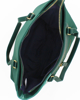 Immagine di CORTINA POLO STYLE - Borsa shopping verde con tasca frontale e tracolla removibile