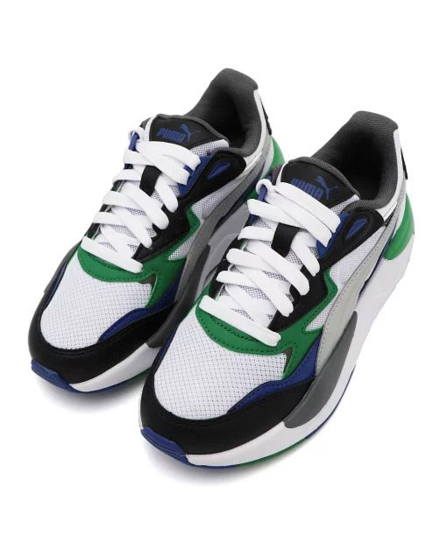 Immagine di PUMA - Sneaker da ragazzo bianca e nera con dettagli colorati, numerata 36/39 - X RAY SPEED JR