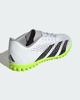 Immagine di ADIDAS - Scarpa da calcletto bambino bianca e nera con suola verde lime, numerata 28/38,5 - PREDATOR ACCURACY 4 TF JR