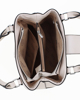 Immagine di ENRICO COLLEZIONE - Borsa due manici beige con tracolla removibile e mini patta con lucchetto
