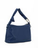 Immagine di ENRICO COLLEZIONE - Borsa blu con tracolla removibile e inserto con strass sul manico