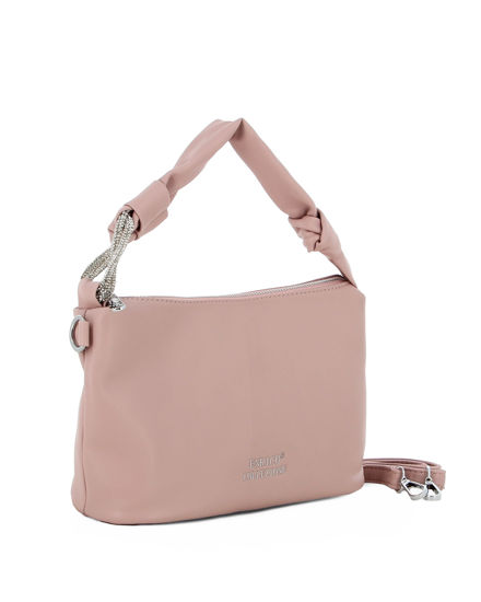 Immagine di ENRICO COLLEZIONE - Borsa cipria con tracolla removibile e inserto con strass sul manico