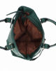 Immagine di ENRICO COVERI - Borsa due manici verde con tasca frontale e tracolla removibile