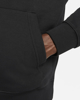 Immagine di NIKE - Felpa da uomo nera con cappuccio e logo bianco