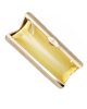 Immagine di MISS GLOBO - Clutch oro ricoperta di strass con chiusura metallica