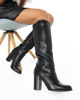 Immagine di MISS GLOBO - Stivale alto nero tacco 10cm