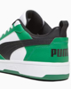 Immagine di PUMA - Sneaker da uomo verde e bianca con logo nero - REBOUND V6 LOW