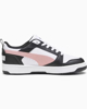 Immagine di PUMA - Sneaker da donna bianca e nera con logo rosa - REBOUND V6 LOW