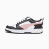 Immagine di PUMA - Sneaker da donna bianca e nera con logo rosa - REBOUND V6 LOW