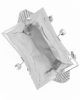 Immagine di DIVAS - Clutch argento ricoperta di strass con chiusura gioiello